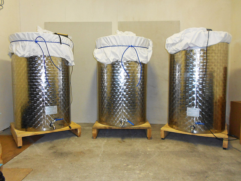 Les cuves de fermentation